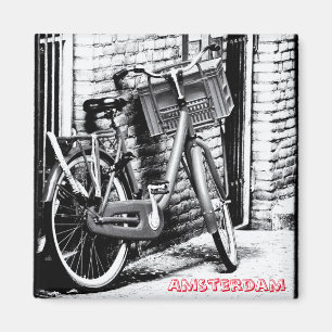Imã Amesterdã - Bicicleta, Holanda (Imã de geladeira