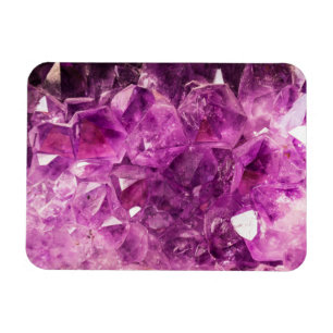 Ímã Amethyst Gemstone Image Shiny and Sparkly