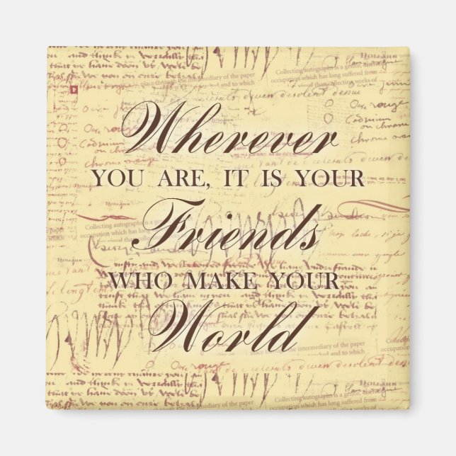 Imã Amigo de fato Magnet (Frente)