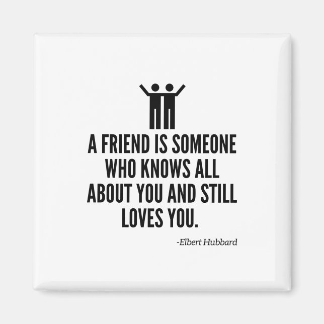 Imã Amigo sabe tudo sobre você (Frente)