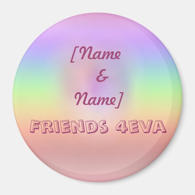 Imã Amigos 4eva (Frente)