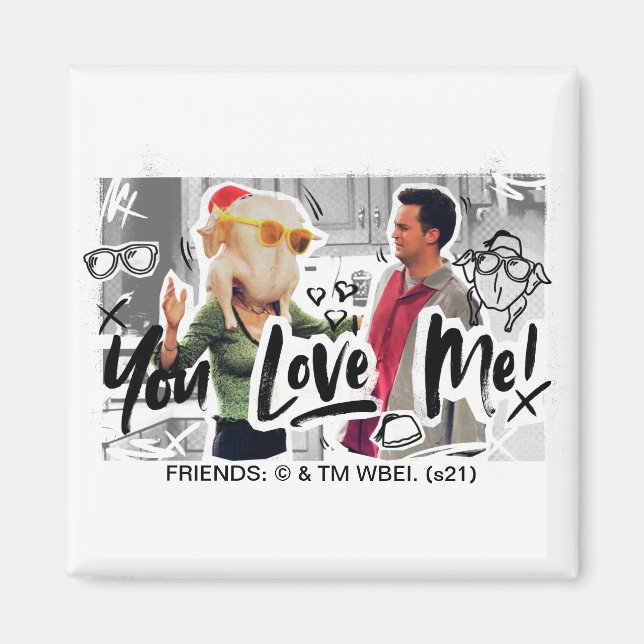 Imã AMIGOS™| Ação de Graças Chefe da Turquia Monica (Frente)