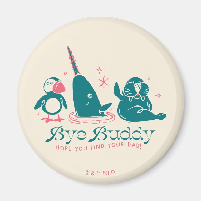 Imã Amigos Animais - Tchau Amigo Espero Que Encontrem  (Frente)