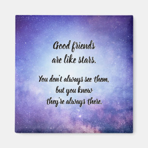 Imã Amigos bons são como estrelas