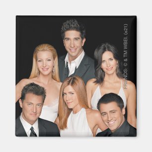 Imã AMIGOS™ Cast in Formal Vestir Closeup