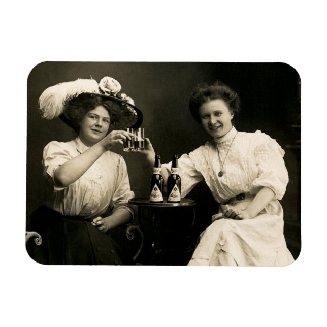 Ímã Amigos da Bebendo de Cerveja de 1905 (Horizontal)
