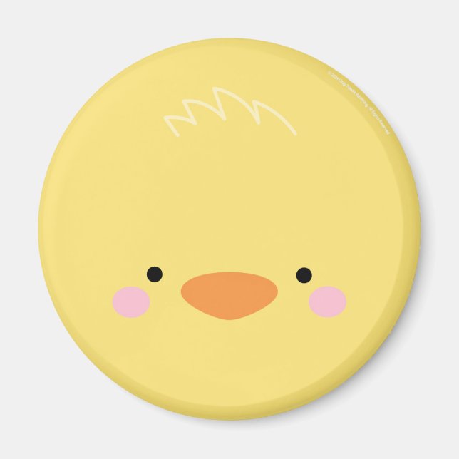 Imã Amigos da Fazenda Ímã Curioso da Galinha (Frente)