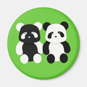 Imã amigos da panda do kawaii