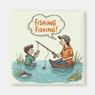 Imã Amigos da Pesca para Sempre!