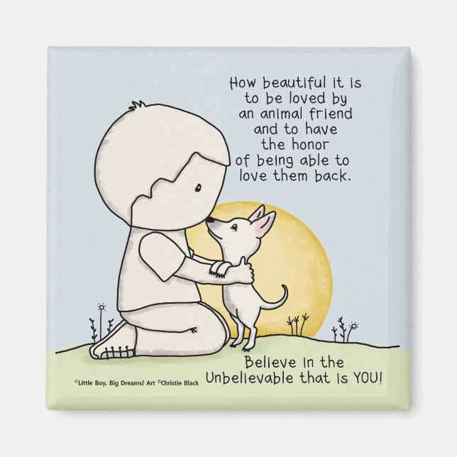 Imã Amigos de Animais (Frente)