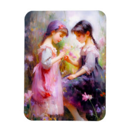 Ímã Amigos e Flores