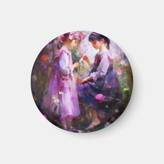 Imã Amigos e Flores 2 (Frente)