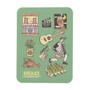 Ímã AMIGOS™   Ícones de desenho gráfico