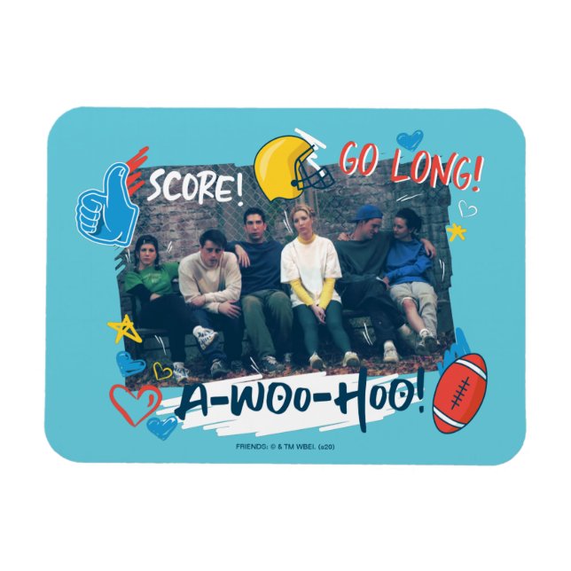 Ímã AMIGOS™| Jogo de futebol (Horizontal)