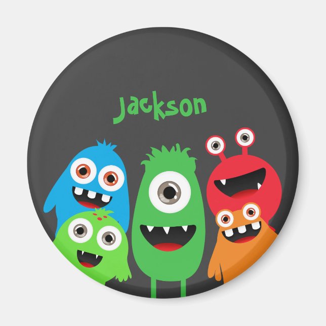 Imã Amigos monstros (Frente)