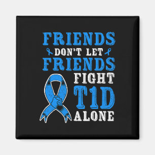 Imã Amigos não deixam amigos combaterem a diabetes T1d