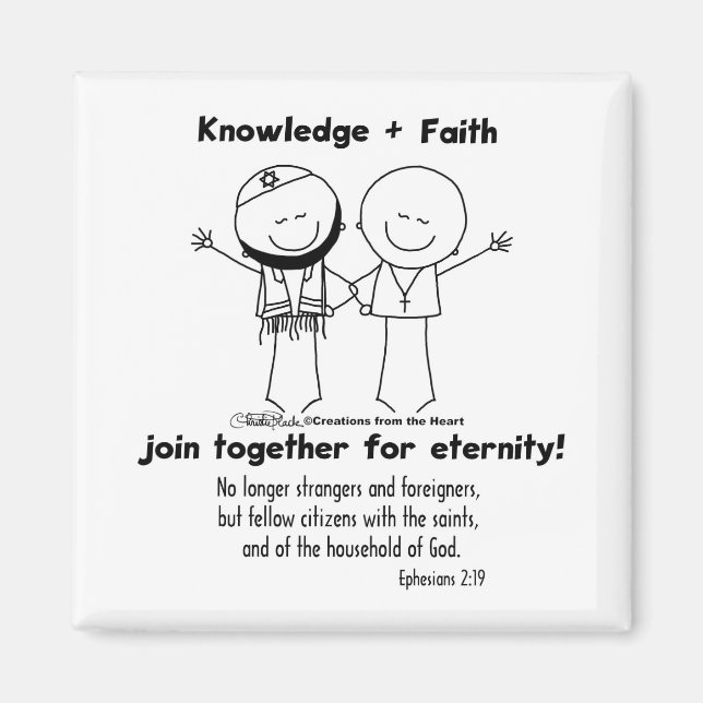 Imã Amigos para a Eternidade (Frente)