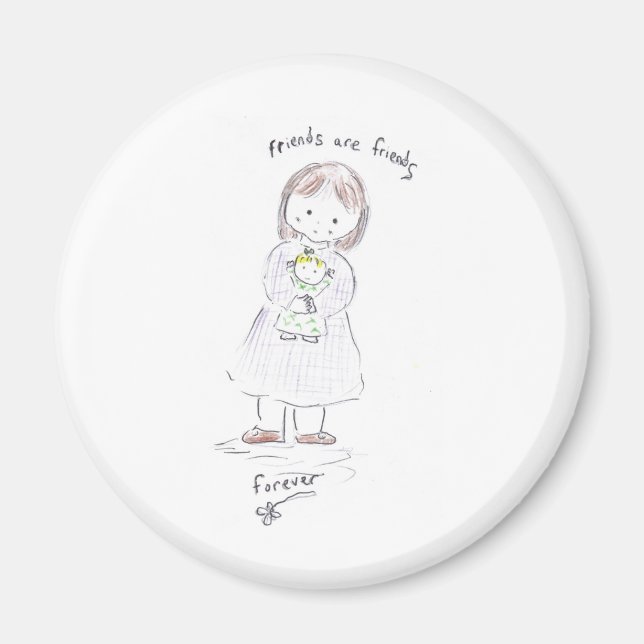 Imã Amigos para sempre (Frente)