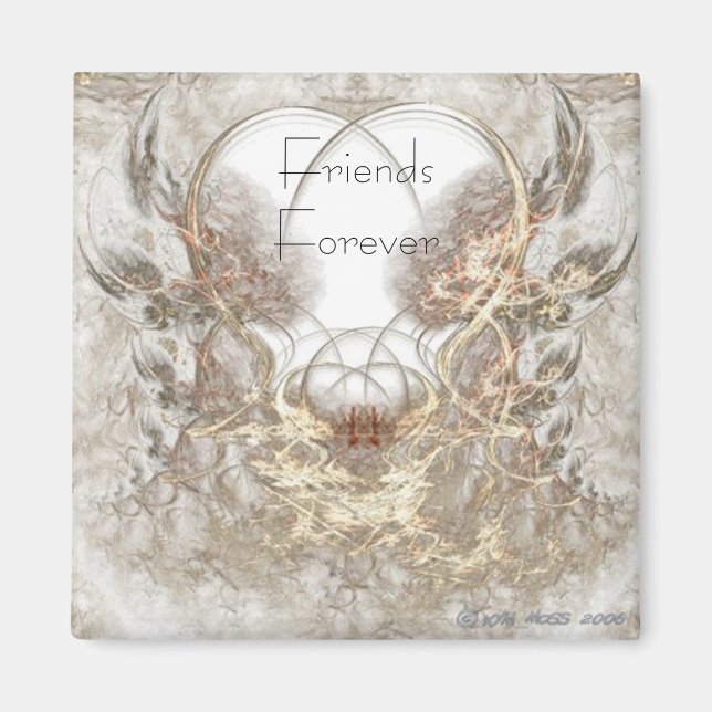 Imã Amigos para sempre (Frente)