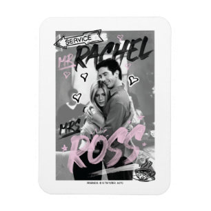 Ímã AMIGOS™  Rachel & Mrs Ross