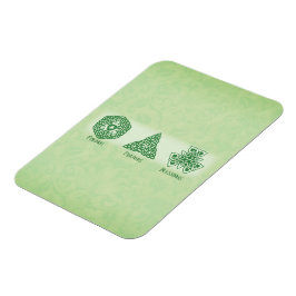 Ímã Amigos Religiosos Irlandeses Orações e Bênçãos