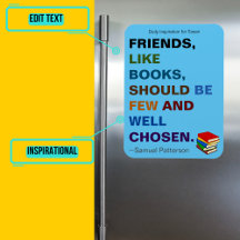 Amigos são como livros inspiradores