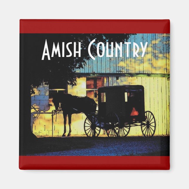 Imã Amish Country Magnet (Frente)
