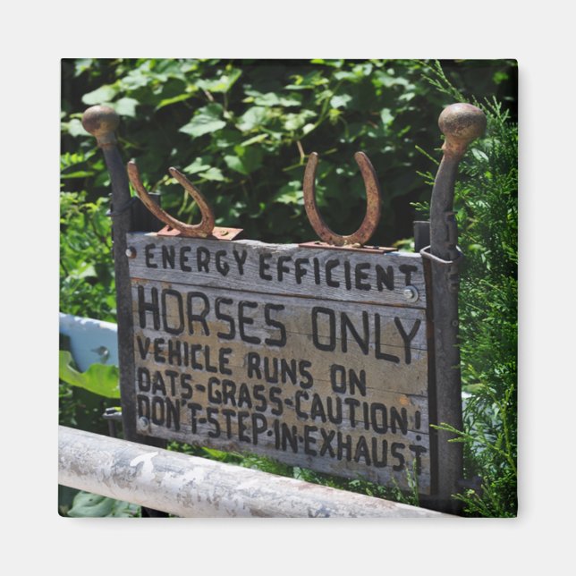 Imã Amish Parking Sign (Frente)