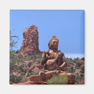 Imã Amitabha Stupa and Peace Park Fotografia Magnet