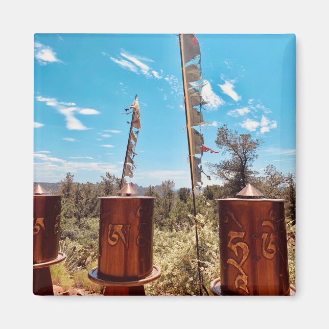 Imã Amitabha Stupa and Peace Park Sedona Photo Magnet (Frente)