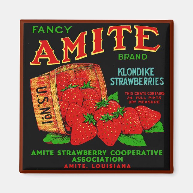 Imã Amite Klondike Strawberry (Frente)