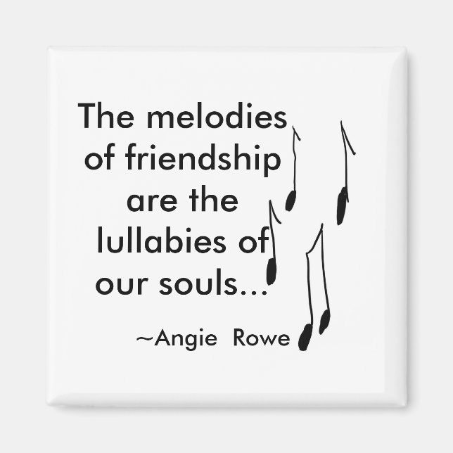 Imã Amizade Magnet com Cotação (Frente)