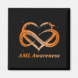 Imã AML Warrior I'm Fine Acute Myeloid Leukemia Awaren