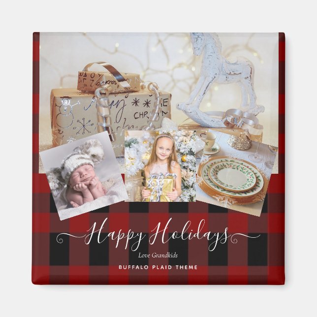 Imã Amo A Minha AVÓ - FOTO, COLAGEM, Dom Avô (Frente)