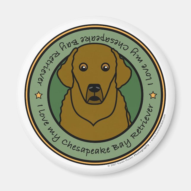 Imã Amo Meu Chesapeake (Frente)