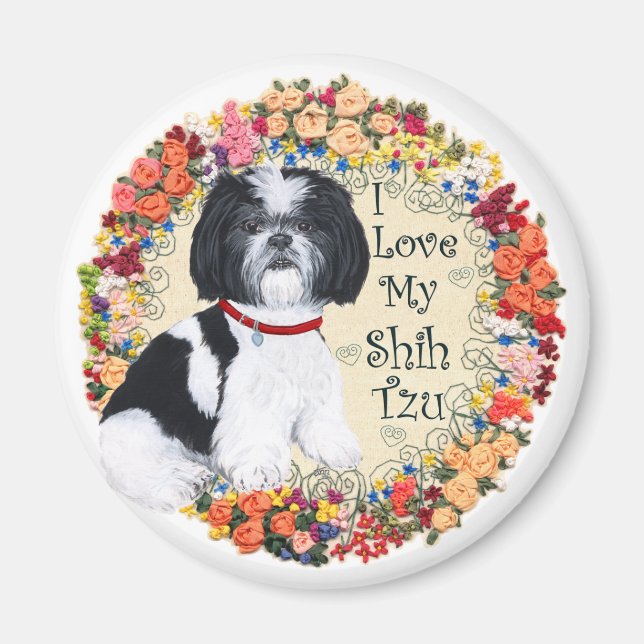 Imã Amo Meu Shih Tzu (Frente)