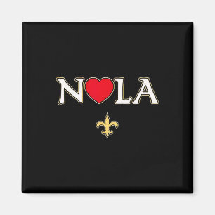 Imã Amo Nola Nova Orleans Fleur De Lis Coração Nola 1