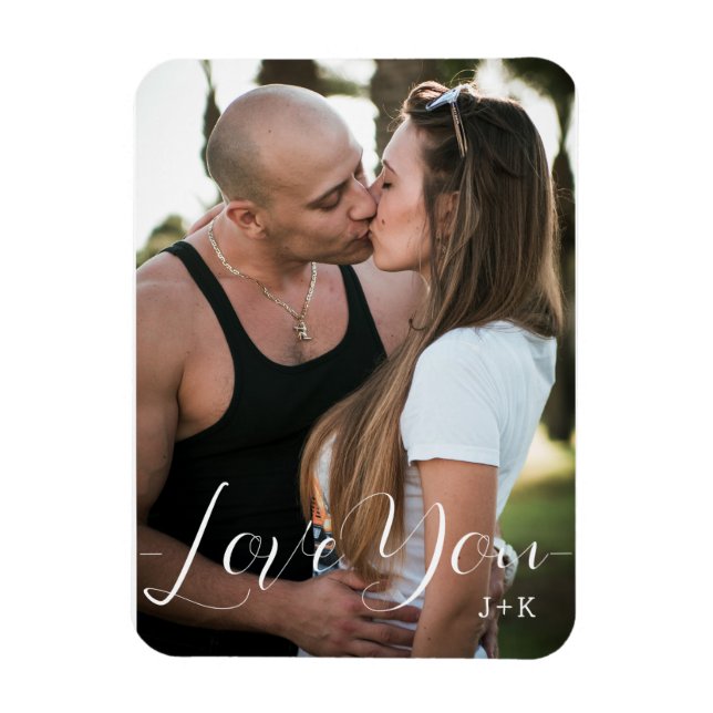 Ímã Amo-te, casal (Vertical)