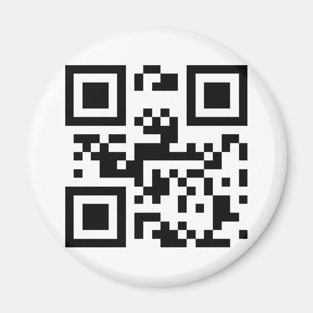Imã Amo-Te - Código QR (Frente)