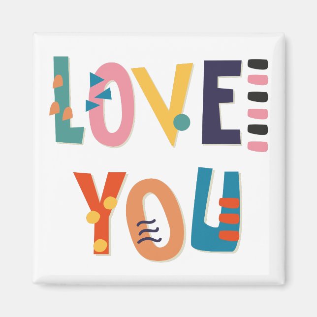 Imã Amo-Te Magnet (Frente)