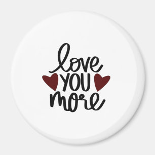 Imã Amo Você Design Minimalista Sincero