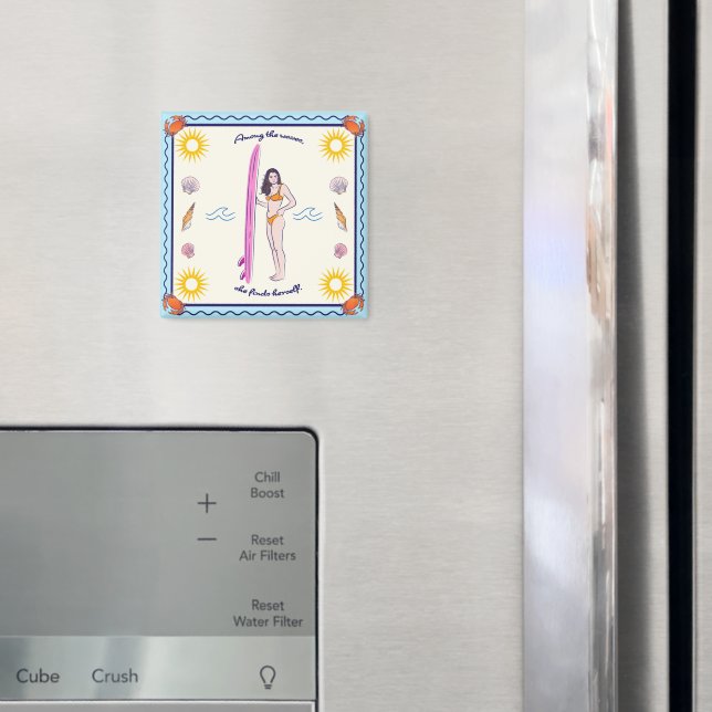 Imã Among the waves, she finds herself. (In Situ (Fridge))