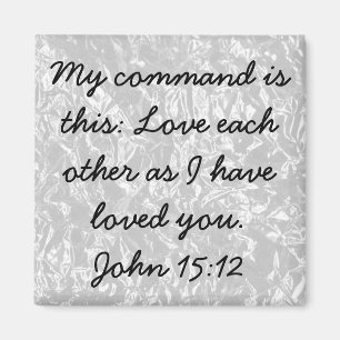 Imã Amor 15:12 de John do verso da bíblia