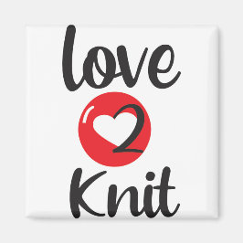 Imã amor 2 Knit
