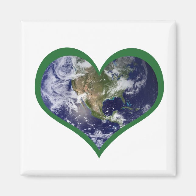 Imã Amor à Terra (Verde) (Frente)