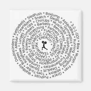 Imã AMOR AO TRABALHO - Design inspirado em cruzamentos