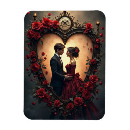 Ímã Amor Atemporal – Coleção de Casamento Vitoriano Gó