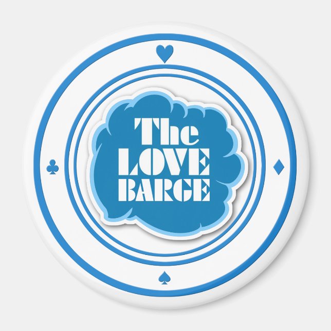 Imã AMOR BARGE Magic Magnet! (Frente)