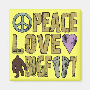 Imã Amor Bigfoot da paz