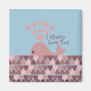 Imã Amor bonito do whaley de I você! design